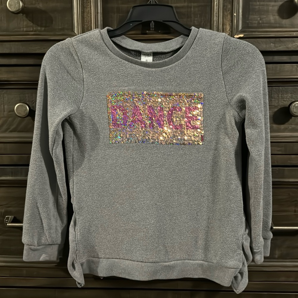Carter’s Kid sweatshirt with reversible sequins